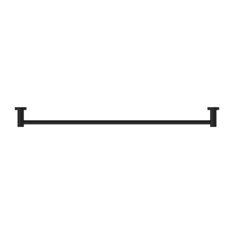 Dolce II Single Towel Rail 800mm Matte Black