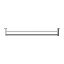 Dolce II Double Towel Rail 800mm Chrome