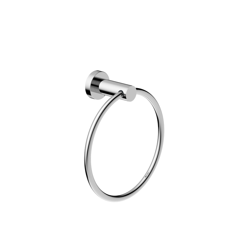 Dolce II Hand Towel Ring Chrome