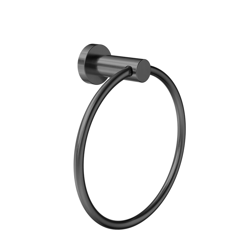 Dolce II Hand Towel Ring Gun Metal