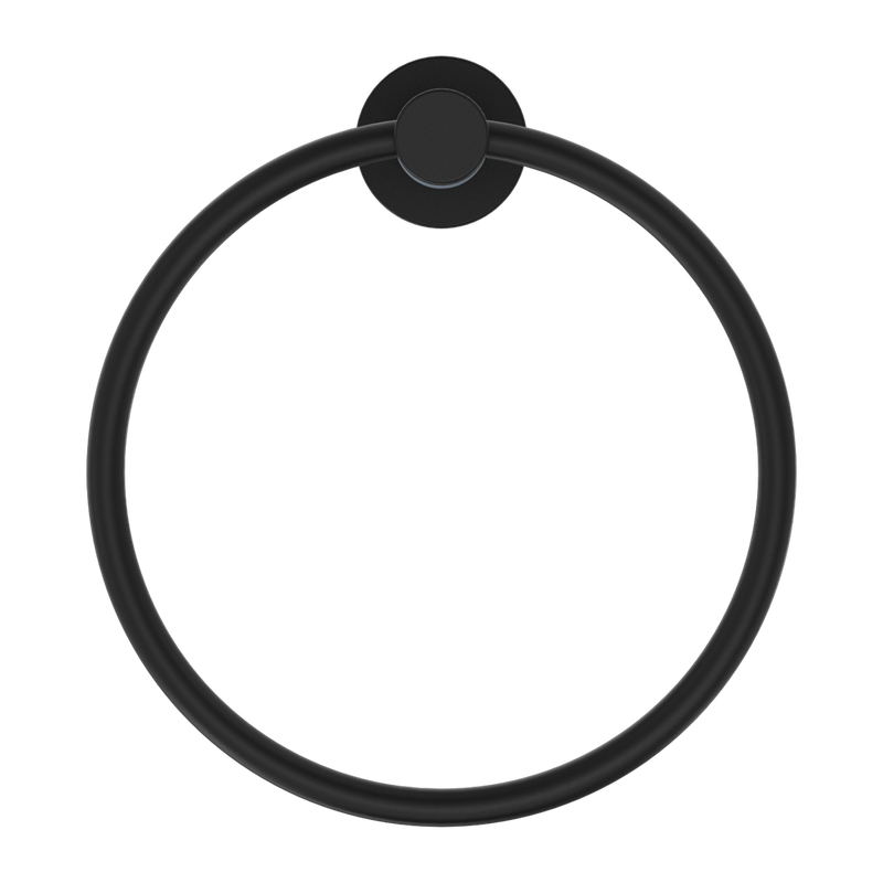 Dolce II Hand Towel Ring Matte Black