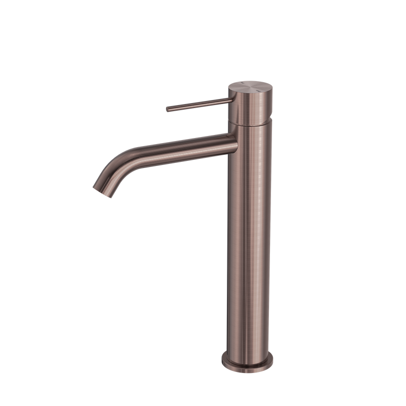 Mecca Tall Basin Mixer Brushed Bronze