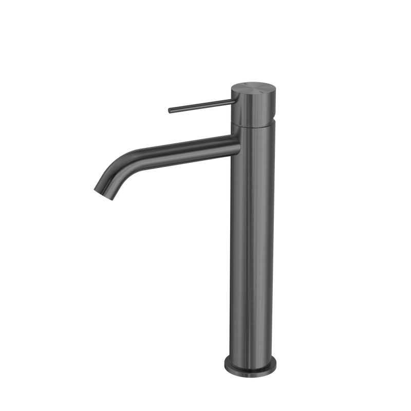 Mecca Tall Basin Mixer Gun Metal