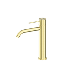 Mecca Mid Tall Basin Mixer Brushed Gold