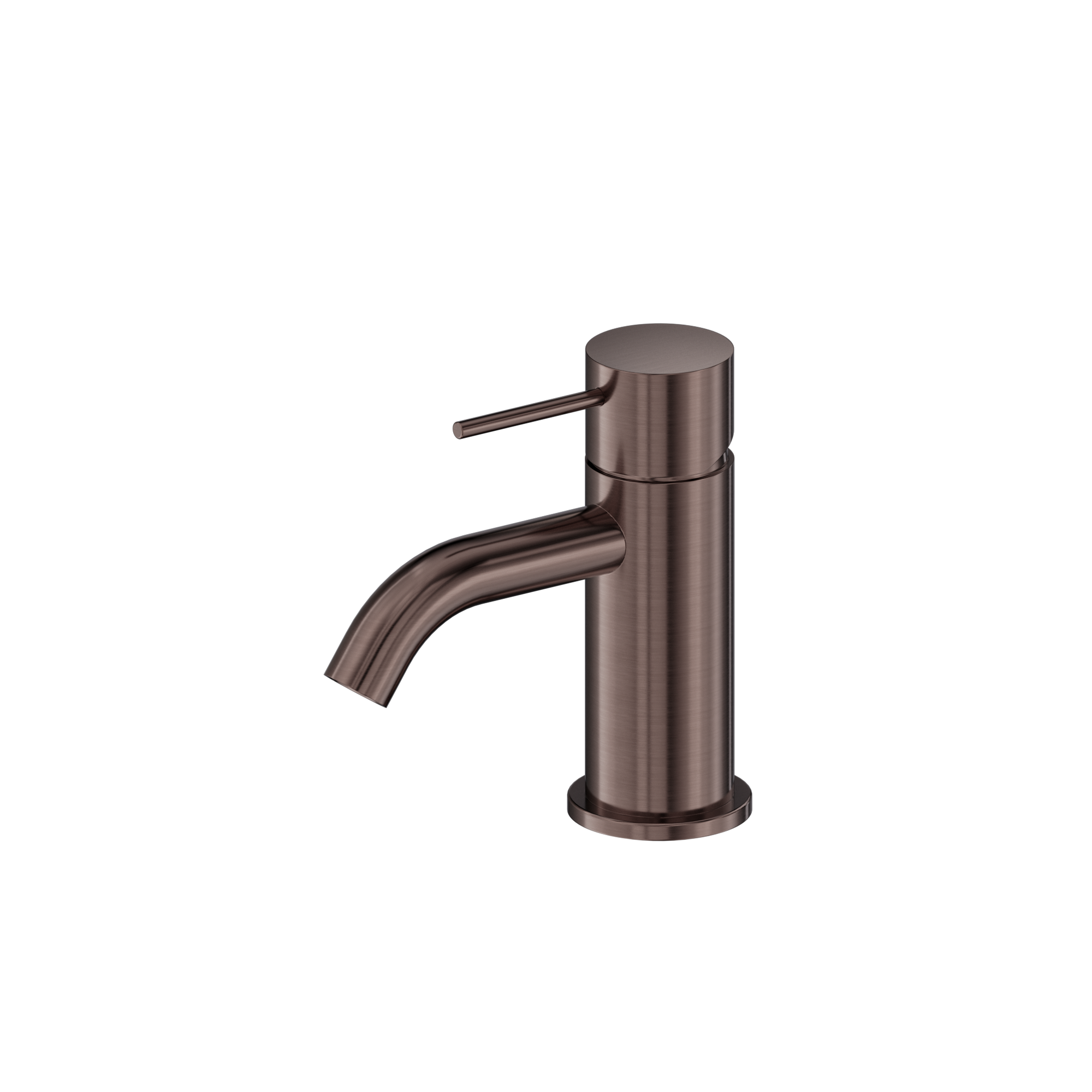 Mecca Mini Basin Mixer Brushed Bronze