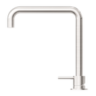 Mecca Hob Basin Mixer Square Swivel Spout Brushed Nickel