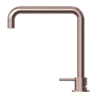 Mecca Hob Basin Mixer Square Swivel Spout Brushed Bronze