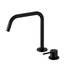 Mecca Hob Bath/Kitchen Mixer Set Edge Spout II Matte Black