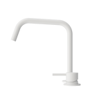 Mecca Hob Bath/Kitchen Mixer Set Edge Spout II Matte White