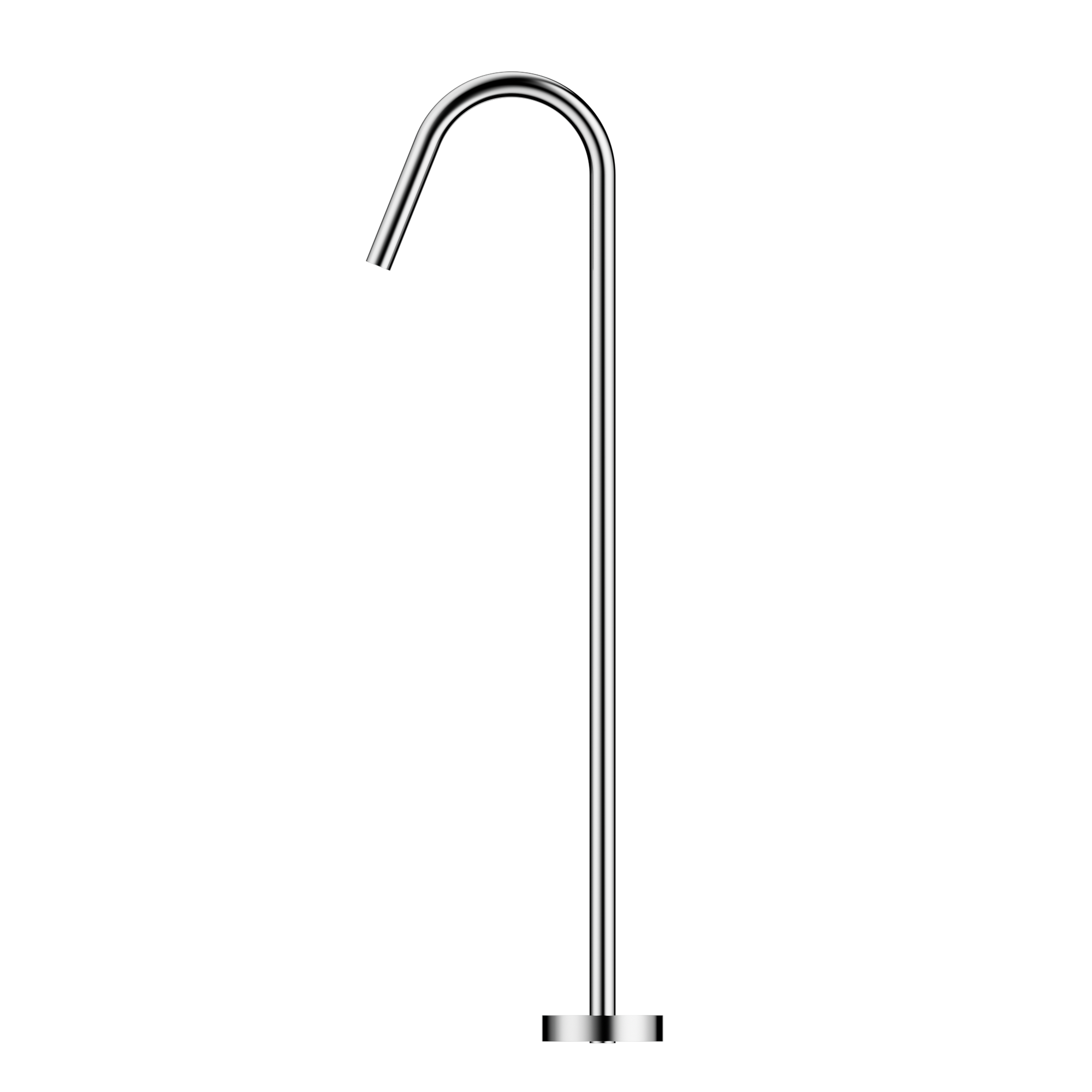 Mecca Freestanding Bath Spout Only Chrome
