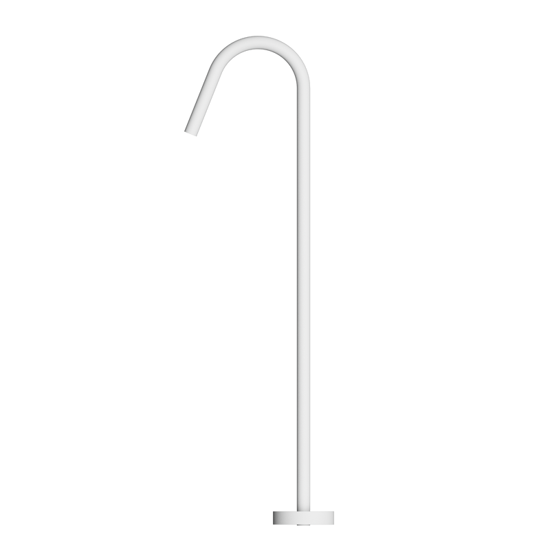 Mecca Freestanding Bath Spout Only Matte White