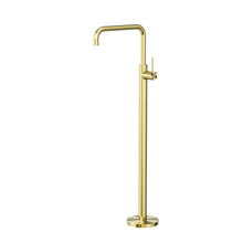 Mecca Freestanding Bath Mixer Square Shape Brushed Gold