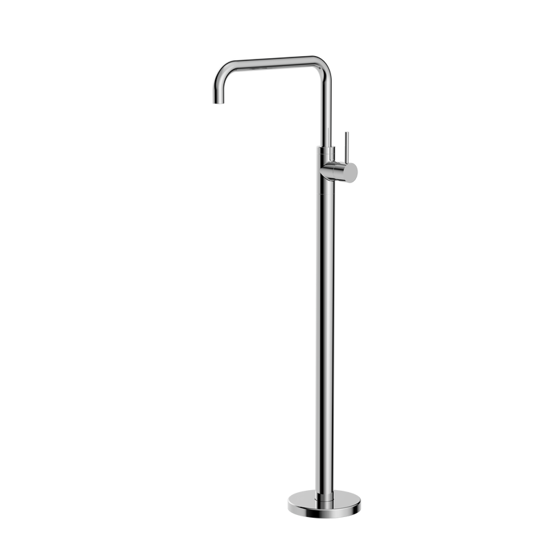 Mecca Freestanding Bath Mixer Square Shape Chrome