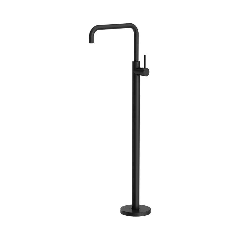Mecca Freestanding Bath Mixer Square Shape Matte Black