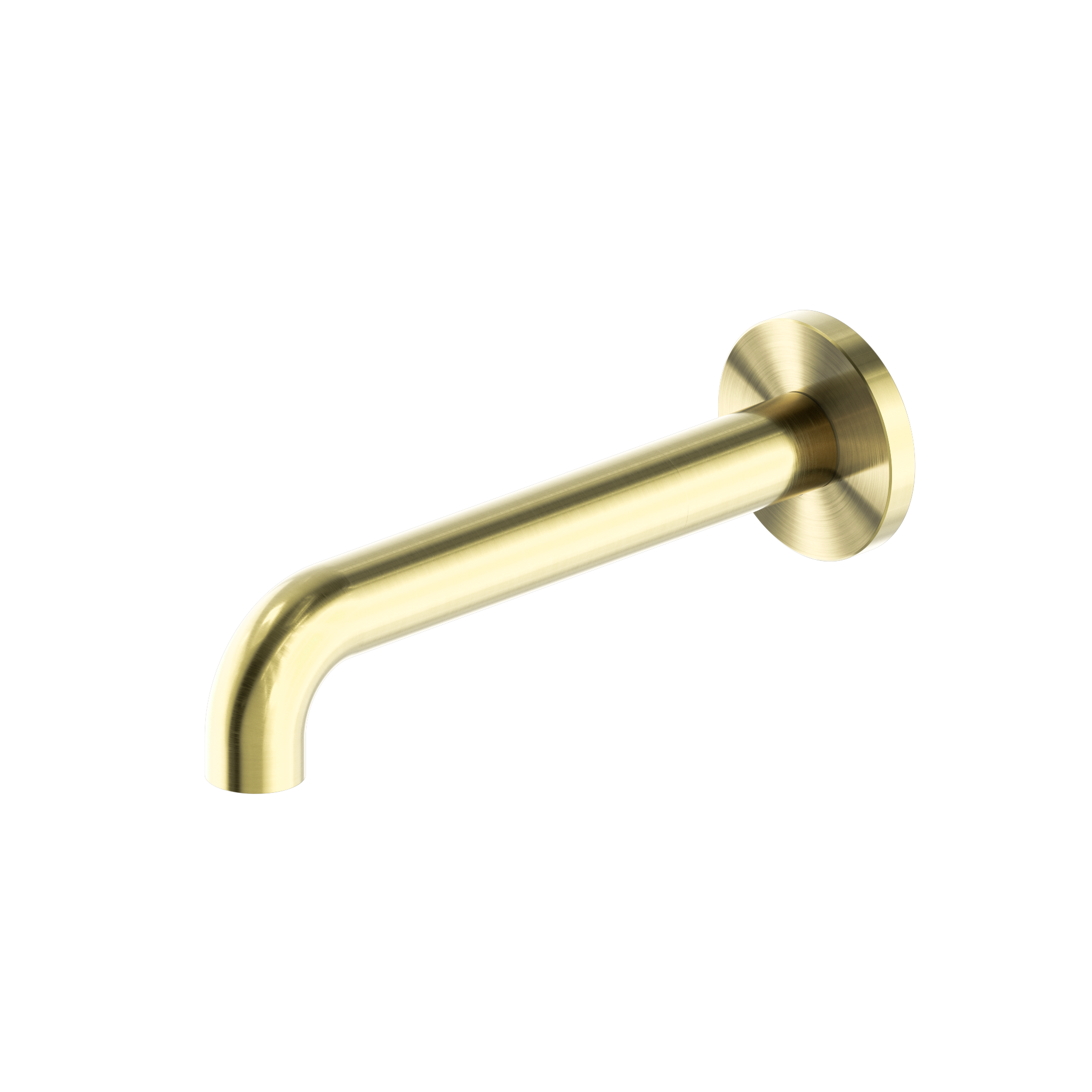 Mecca Basin/Bath Spout Only 185mm Brushed Gold
