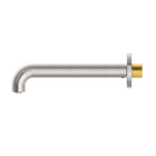 Mecca Basin/Bath Spout Only 185mm Brushed Nickel