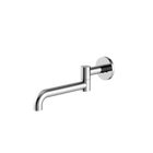 Mecca Wall Mounted Swivel Bath Spout Only 225mm Chrome