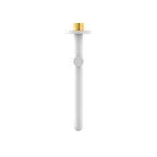 Mecca Wall Mounted Swivel Bath Spout Only 225mm Matte White