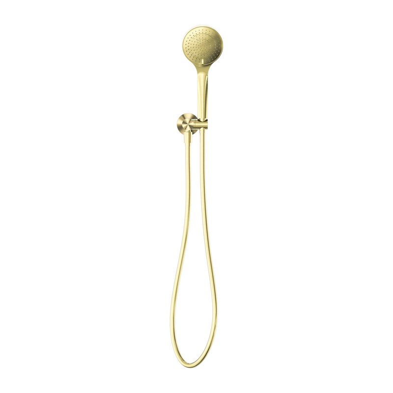 Mecca Shower On Bracket With Air Shower Brushed Gold
