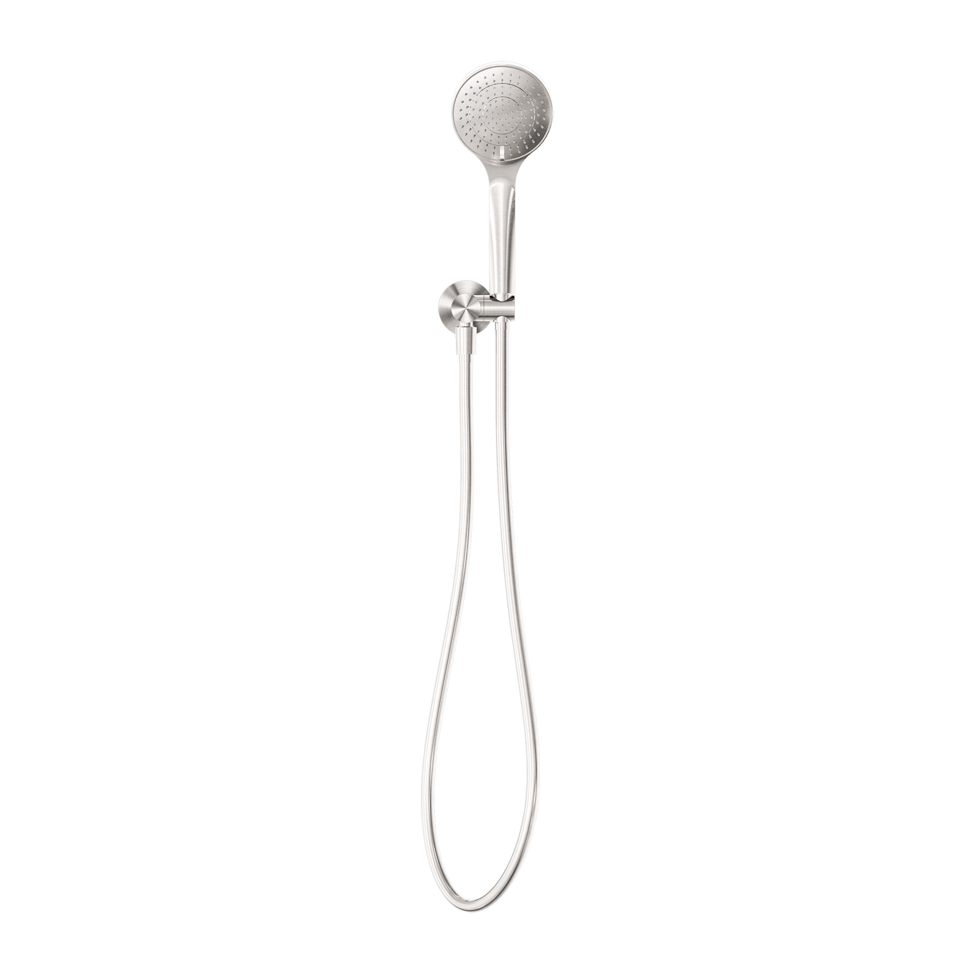 Mecca Shower On Bracket With Air Shower Brushed Nickel
