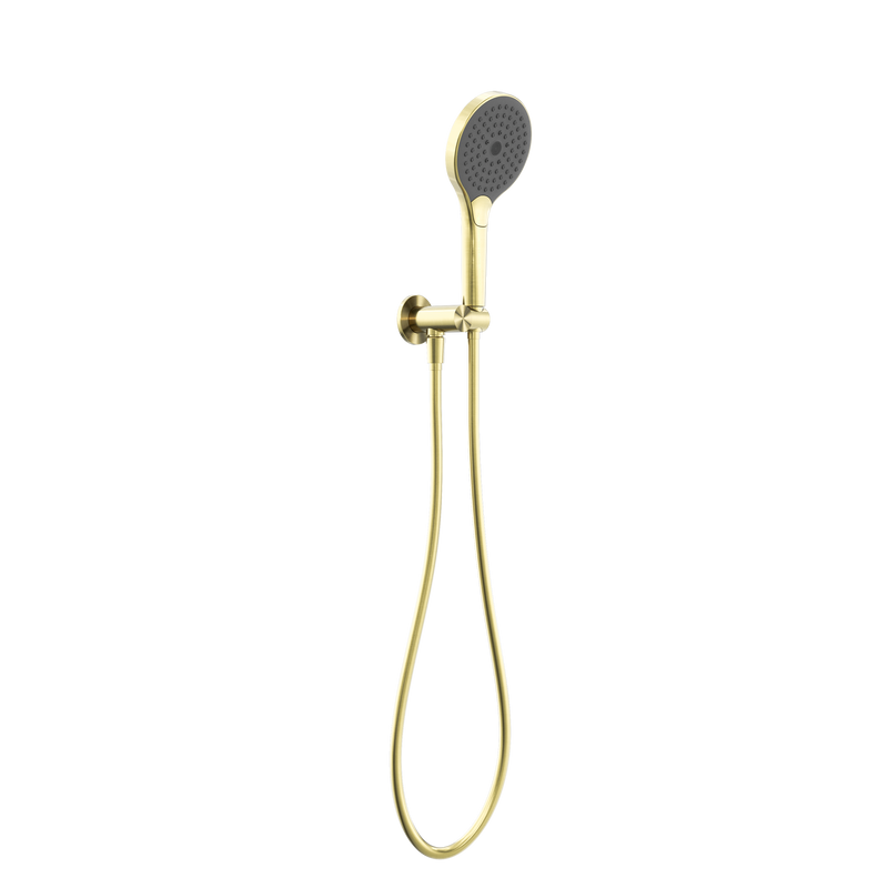 Mecca Shower On Bracket With Air Shower II Brushed Gold