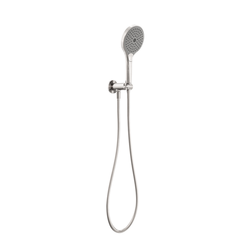 Mecca Shower On Bracket With Air Shower II Brushed Nickel