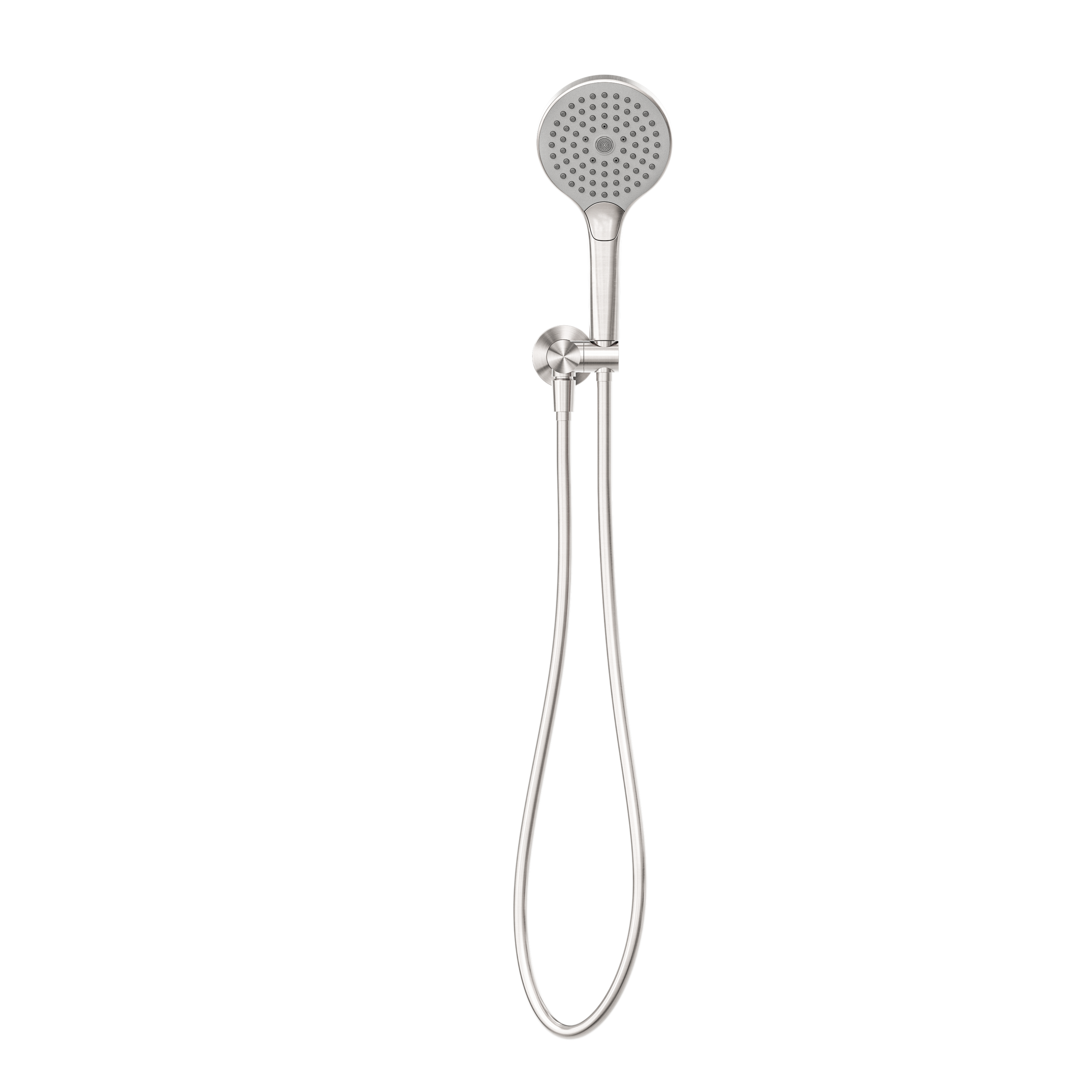 Mecca Shower On Bracket With Air Shower II Brushed Nickel