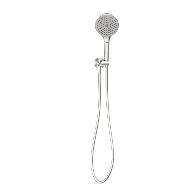 Mecca Shower On Bracket With Air Shower II Brushed Nickel