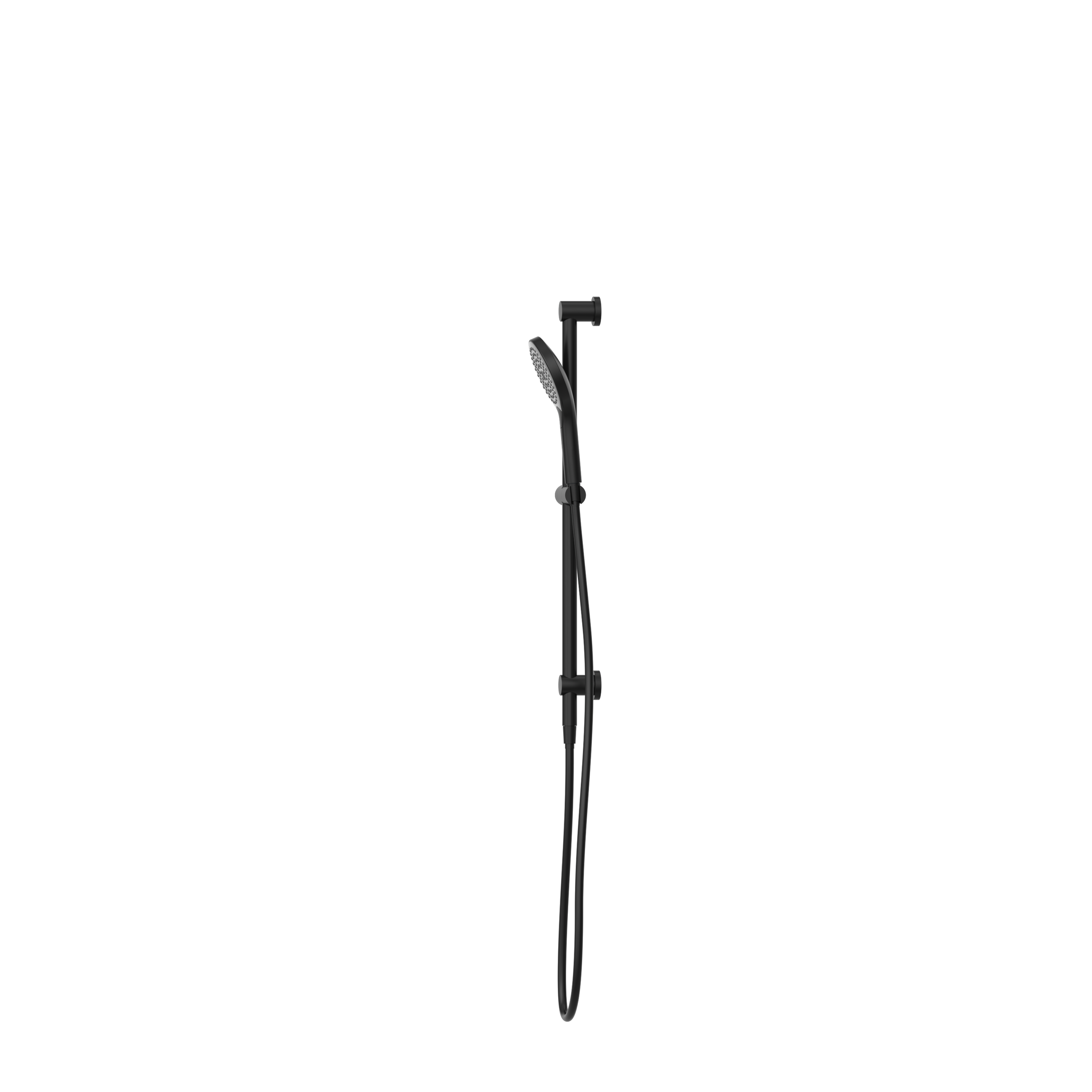 Mecca Shower Rail With Air Shower II Matte Black