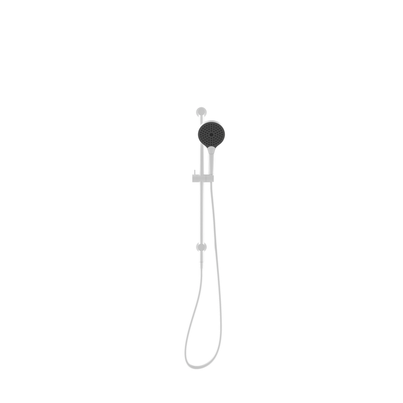 Mecca Shower Rail With Air Shower II Matte White