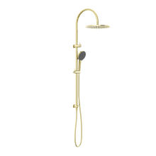 Mecca Twin Shower With Air Shower II Brushed Gold