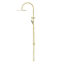 Mecca Twin Shower With Air Shower II Brushed Gold