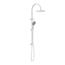 Mecca Twin Shower With Air Shower II Brushed Nickel