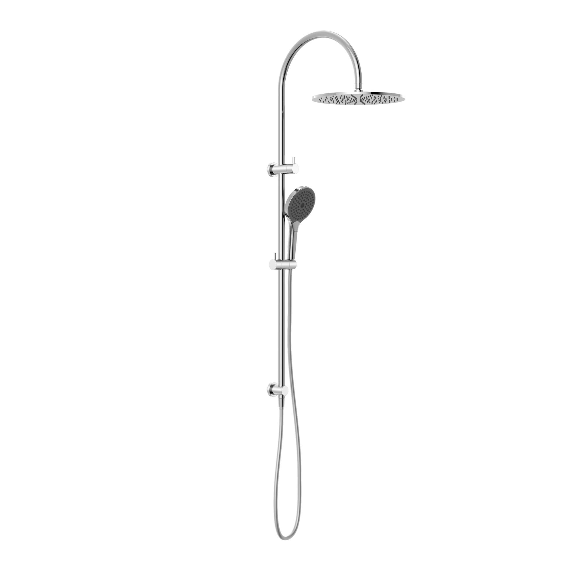 Mecca Twin Shower With Air Shower II Chrome