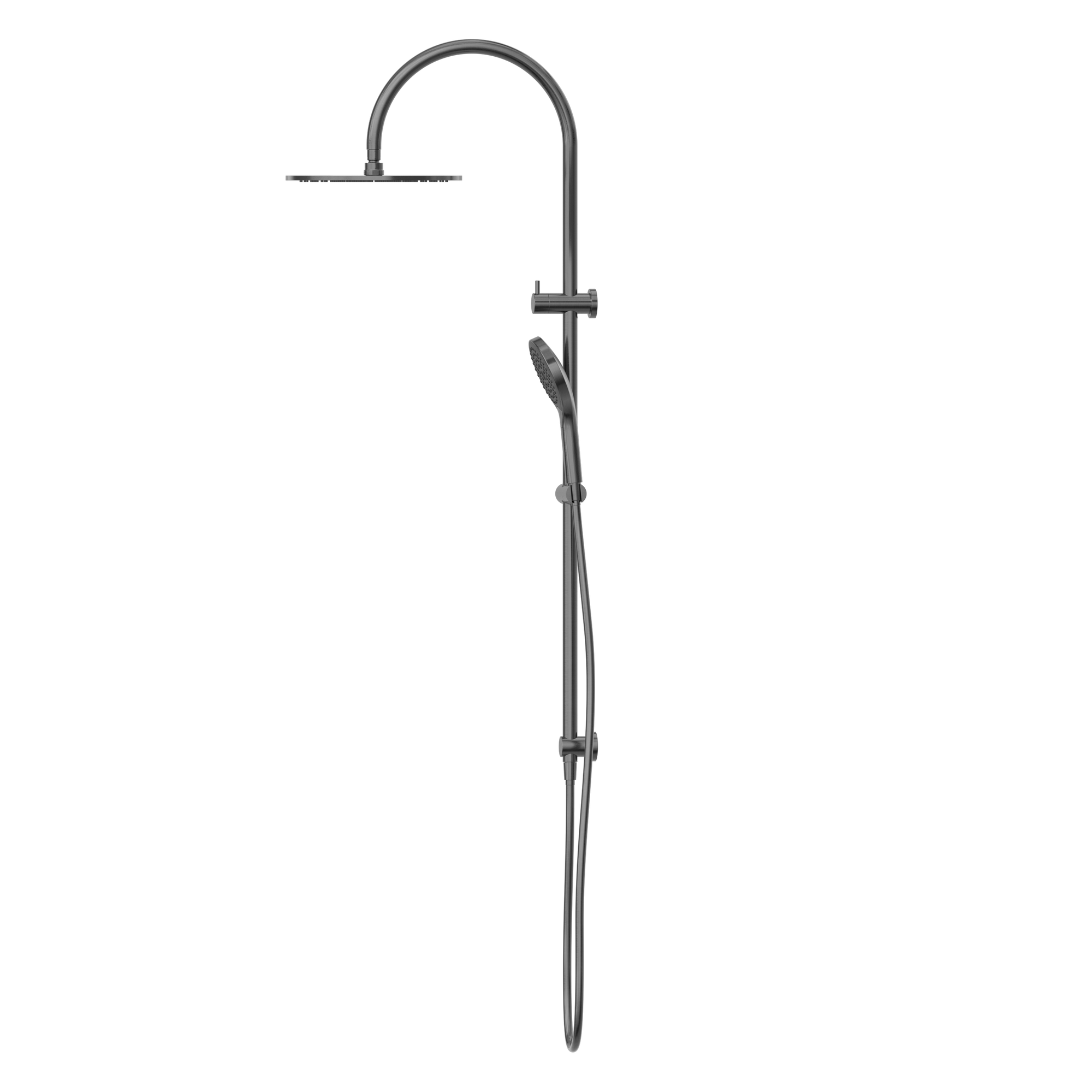 Mecca Twin Shower With Air Shower II Gun Metal