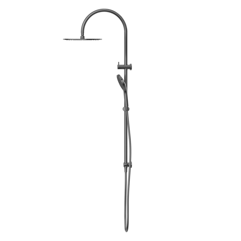 Mecca Twin Shower With Air Shower II Gun Metal