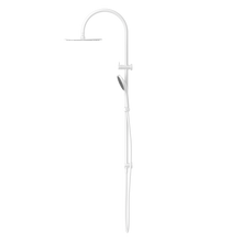 Mecca Twin Shower With Air Shower II Matte White