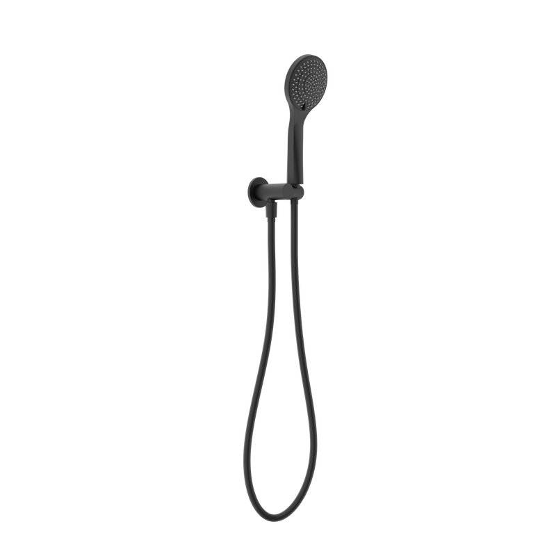 Mecca Shower On Bracket With Air Shower Matte Black