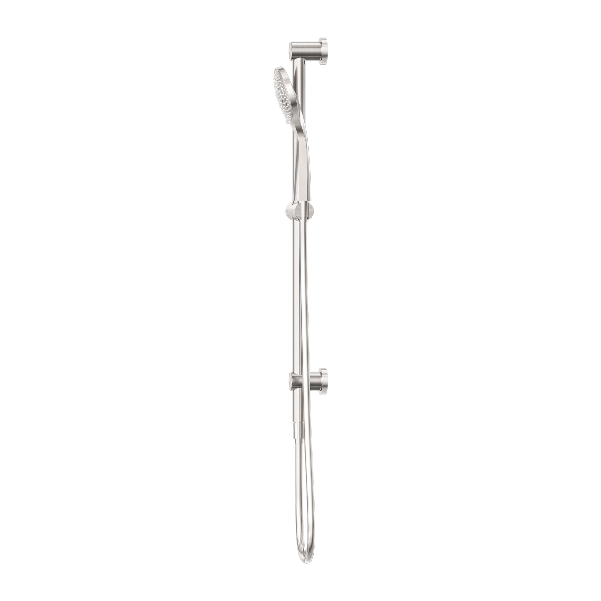 Mecca Shower Rail With Air Shower Brushed Nickel