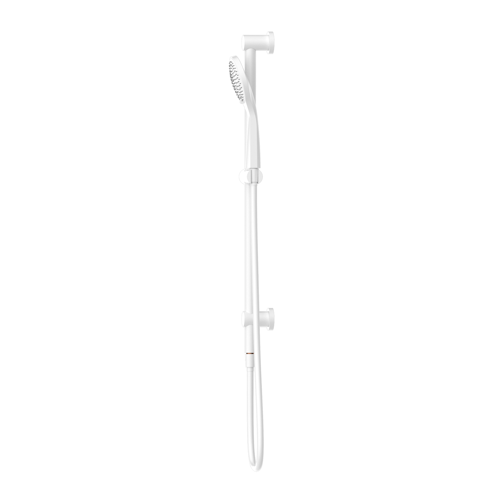 Mecca Shower Rail With Air Shower Matte White
