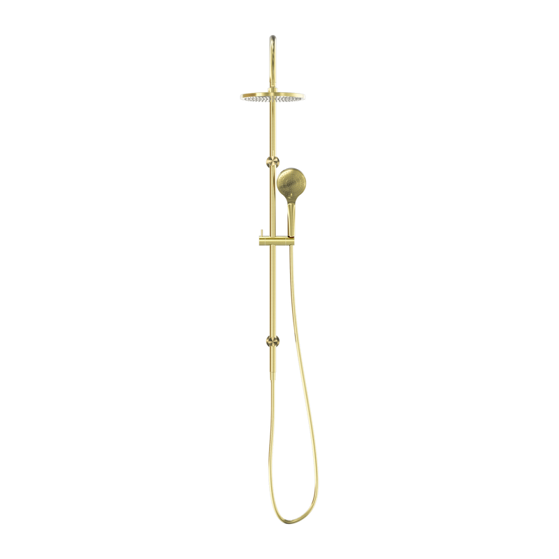 Mecca Twin Shower With Air Shower Brushed Gold