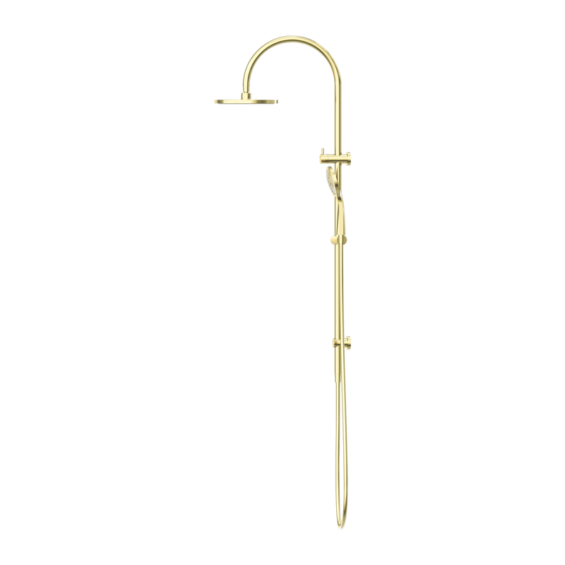 Mecca Twin Shower With Air Shower Brushed Gold