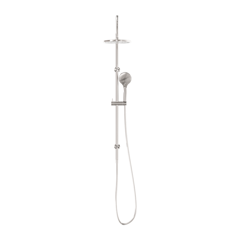 Mecca Twin Shower With Air Shower Brushed Nickel