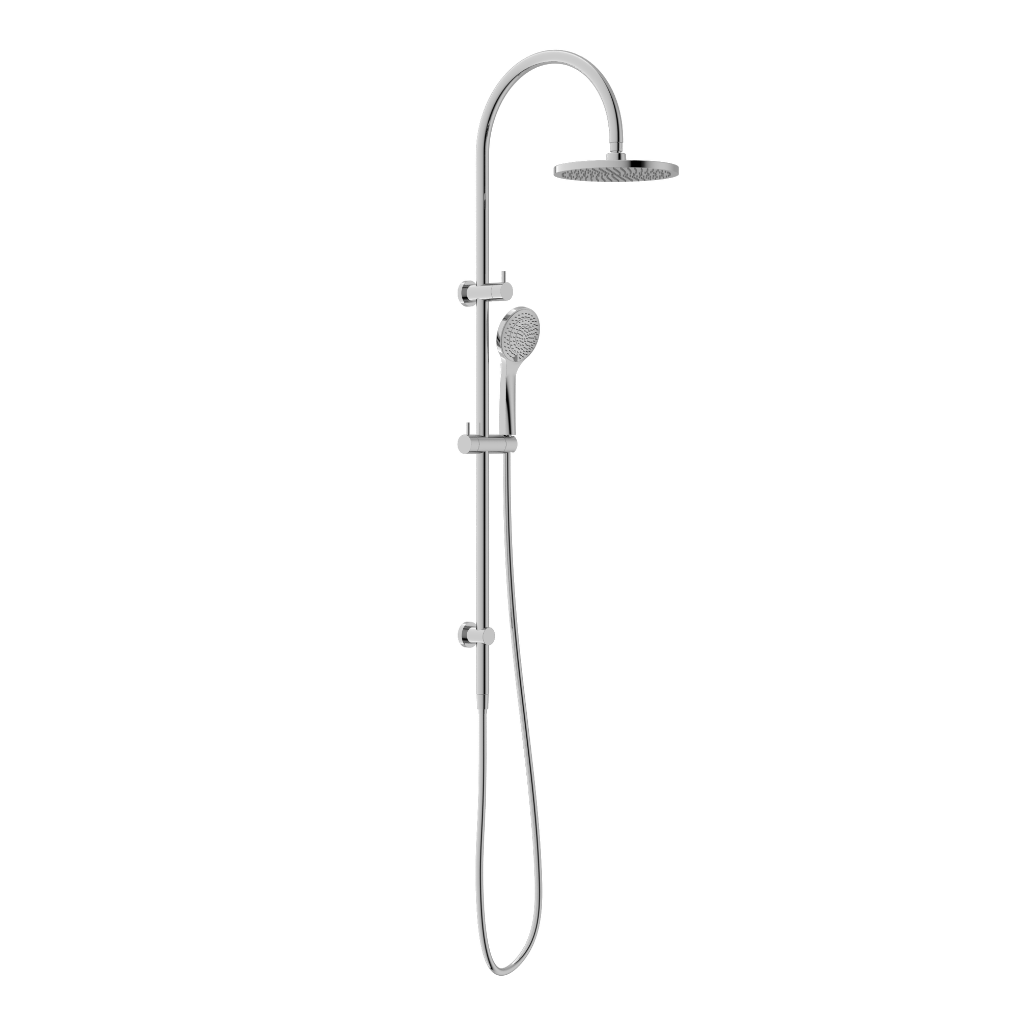 Mecca Twin Shower With Air Shower Chrome