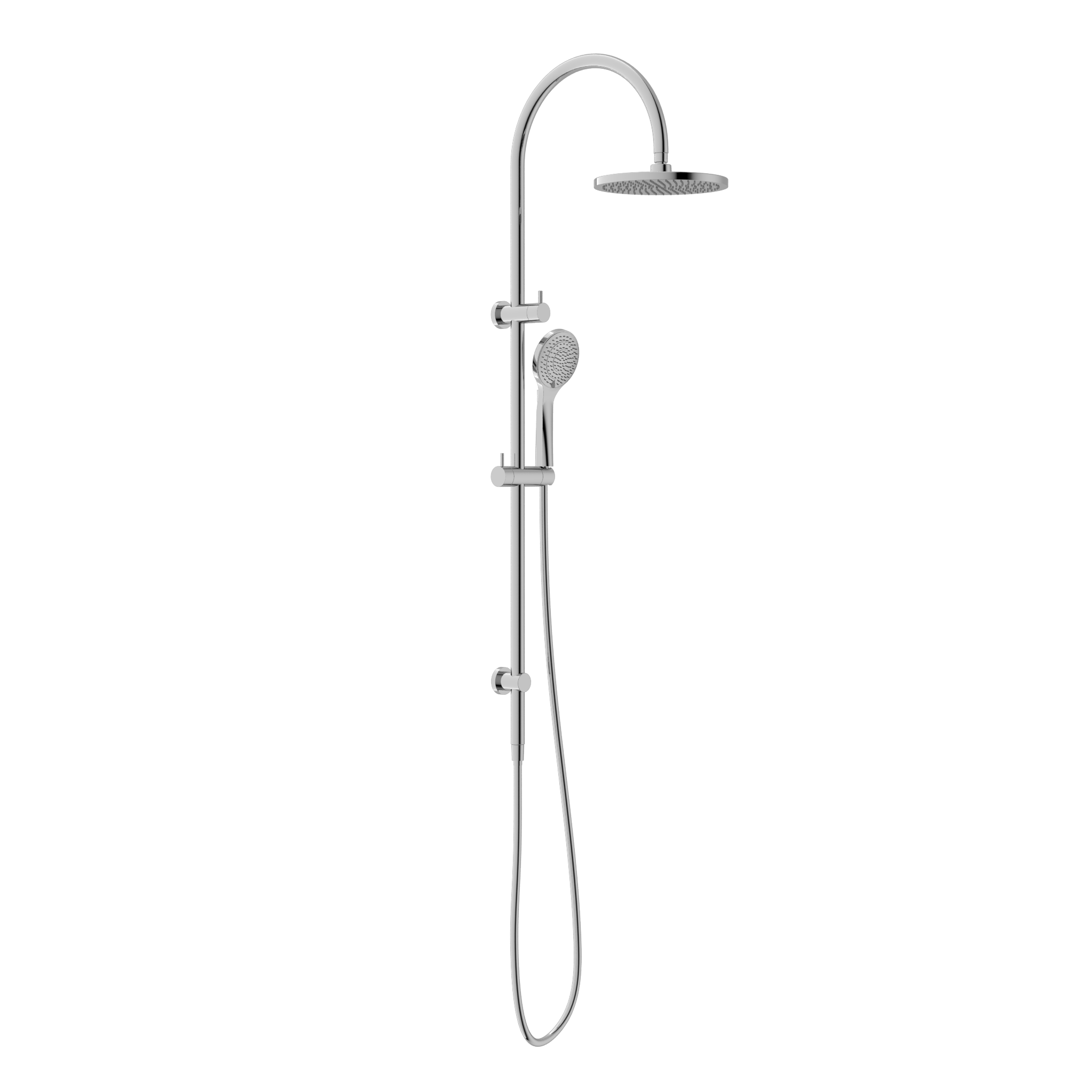 Mecca Twin Shower With Air Shower Chrome