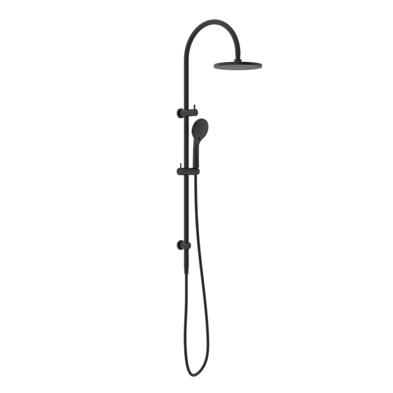 Mecca Twin Shower With Air Shower Matte Black