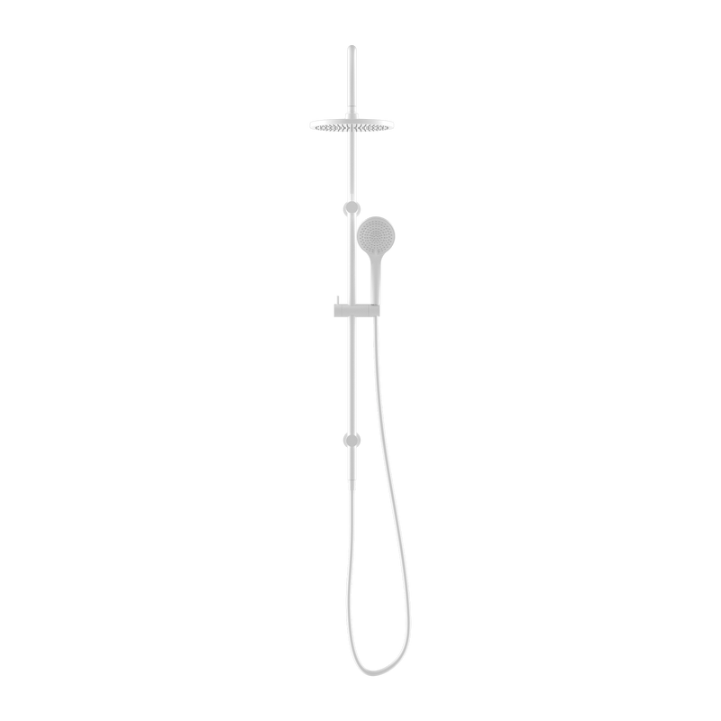 Mecca Twin Shower With Air Shower Matte White