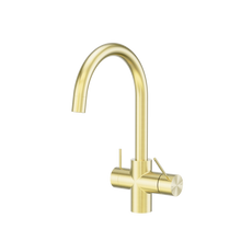 Mecca 3 Way Filtered Mixer Tap Brushed Gold