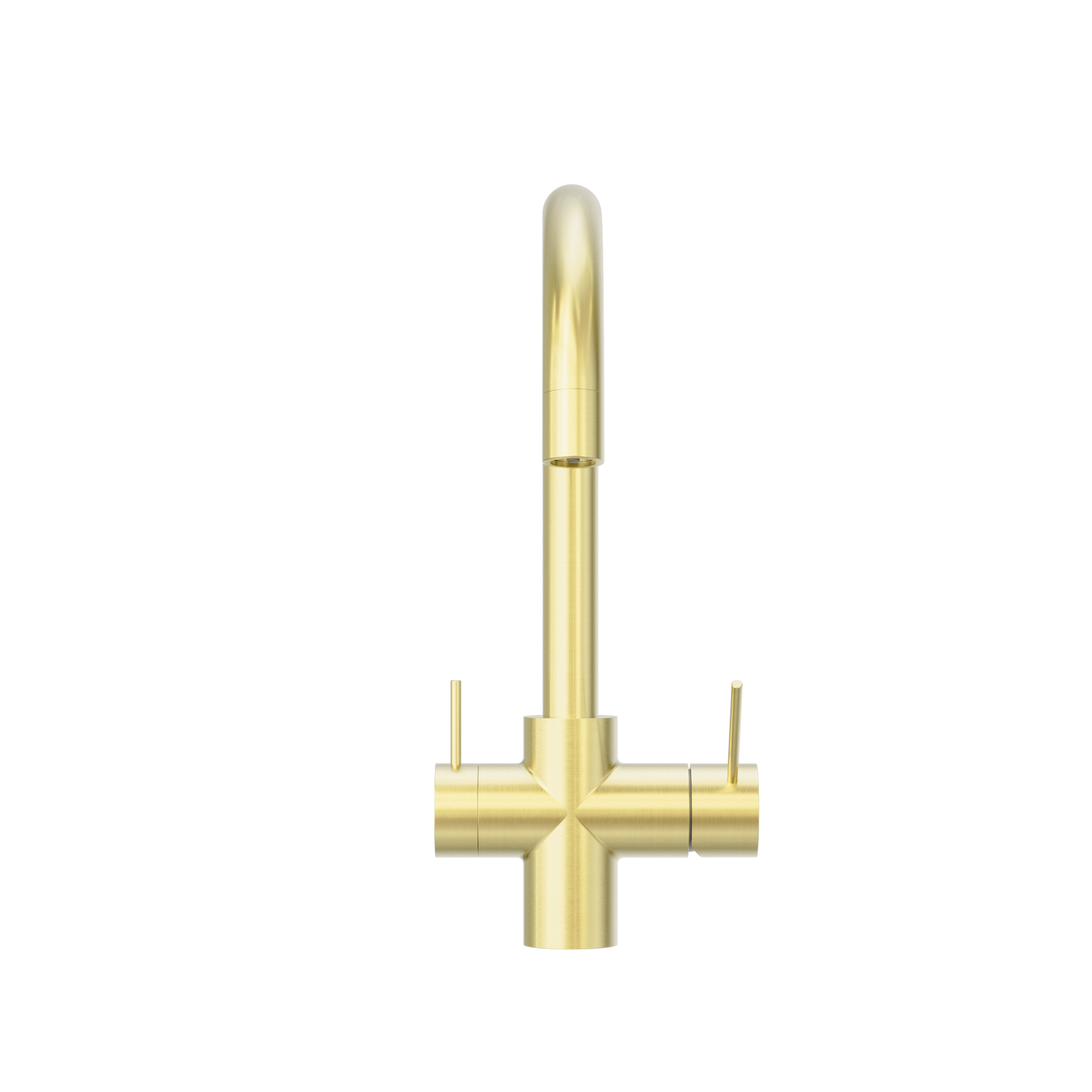 Mecca 3 Way Filtered Mixer Tap Brushed Gold