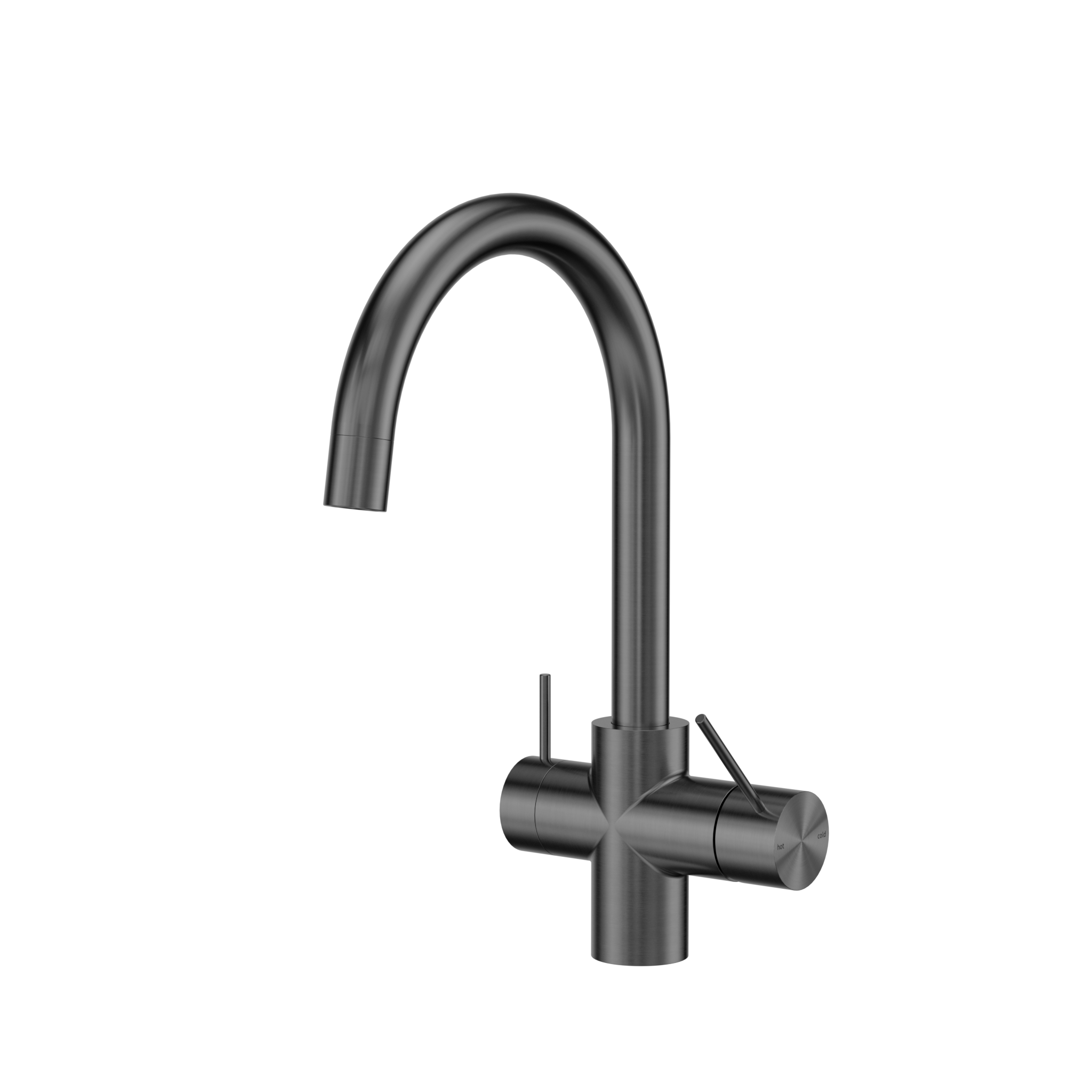 Mecca 3 Way Filtered Mixer Tap Gun Metal